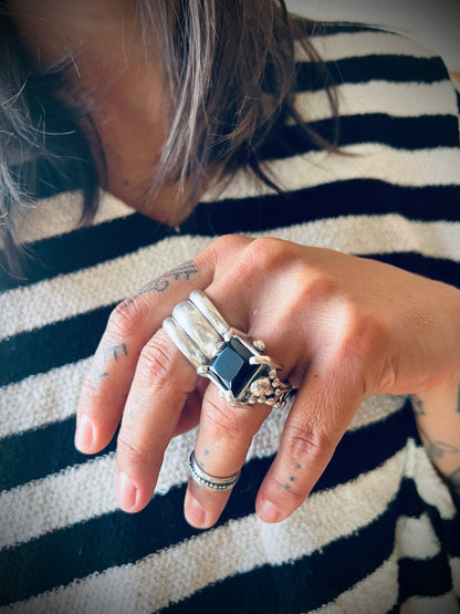 Anillo Pimp Cuadrado (Talla 14)