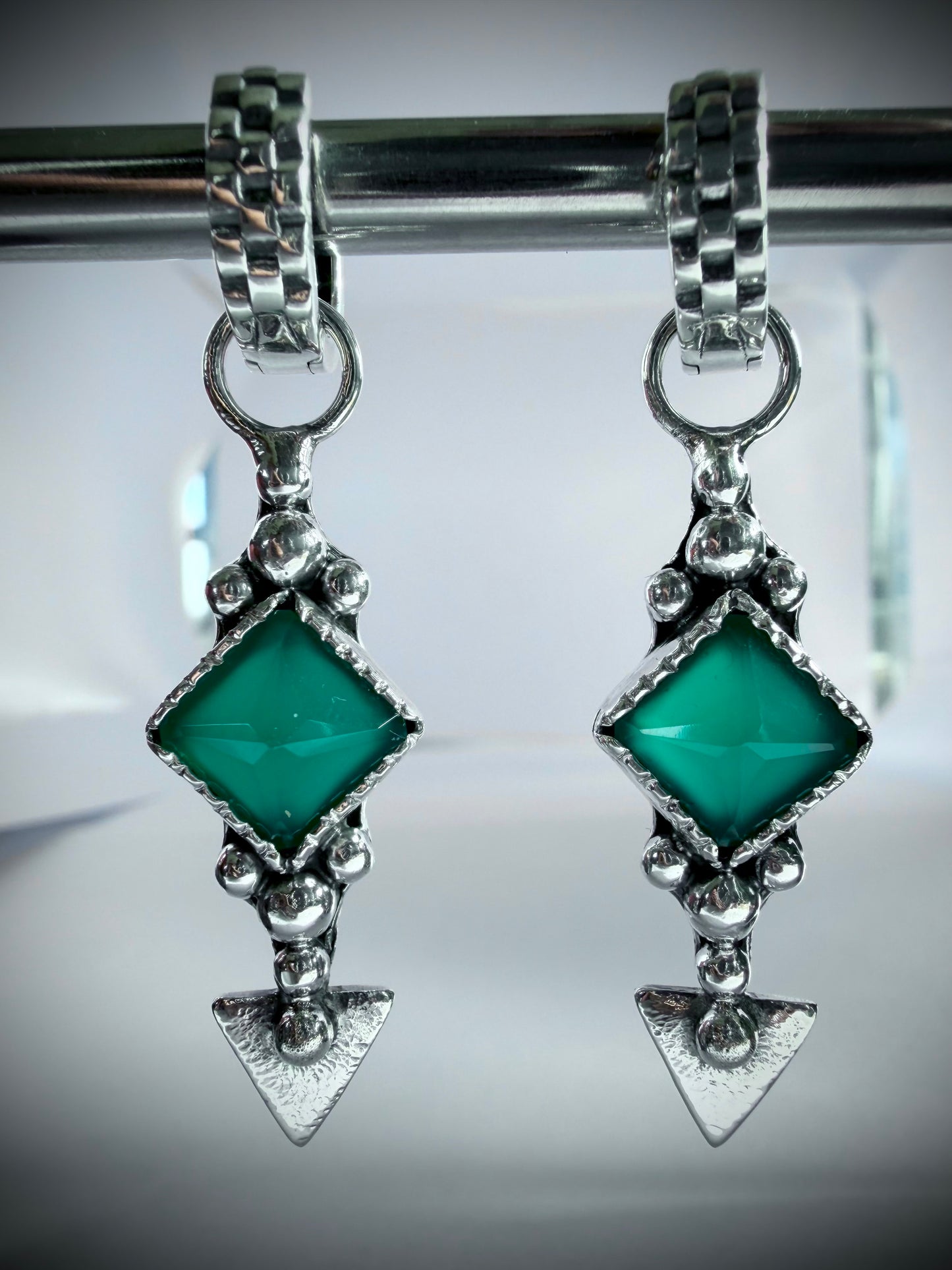 NEW! Aros “Santina” (Onix verde)