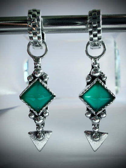 NEW! Aros “Santina” (Onix verde)