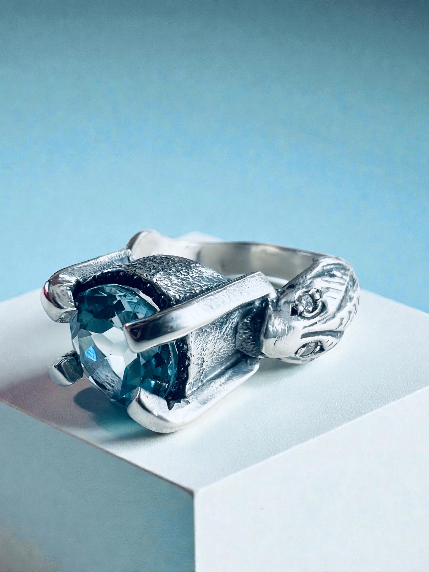 NEW ! Anillo Fancy Snake Pimp - Talla 15