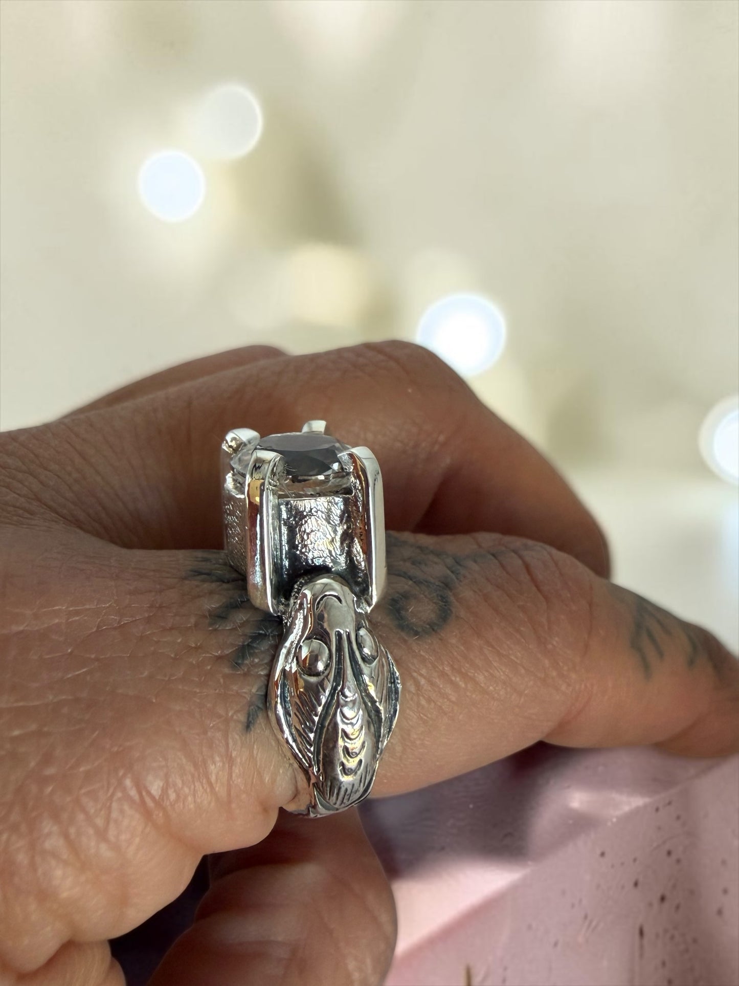 NEW! Anillo Snake Pimp - Talla 17