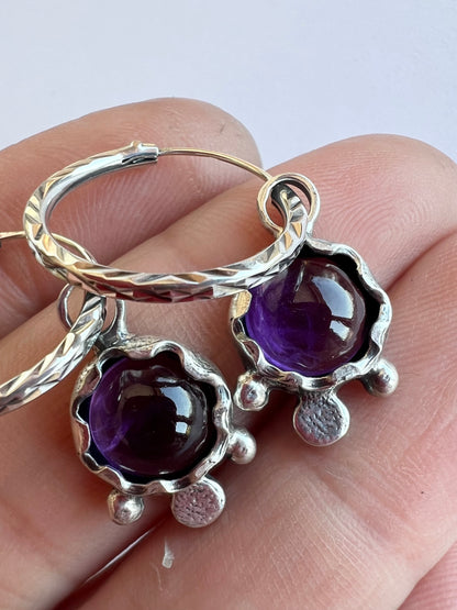 Aros Hyacinth , amatista