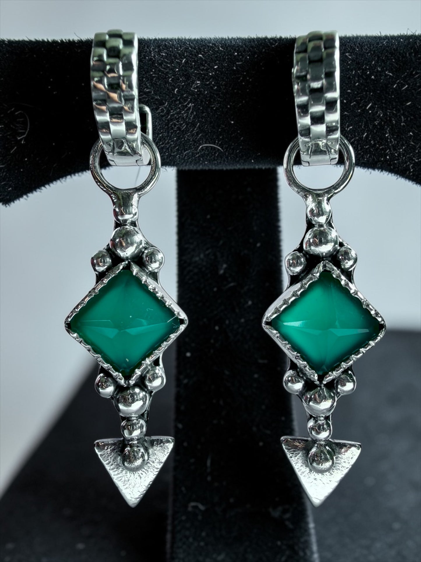 NEW! Aros “Santina” (Onix verde)