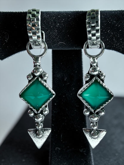 NEW! Aros “Santina” (Onix verde)