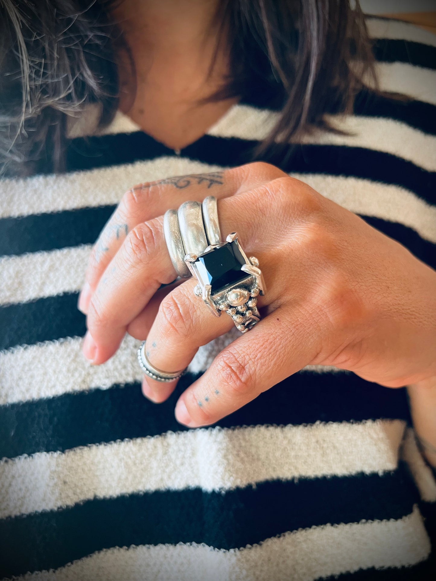 Anillo Pimp Cuadrado (Talla 14)