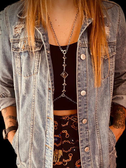 Body Chain Plain White