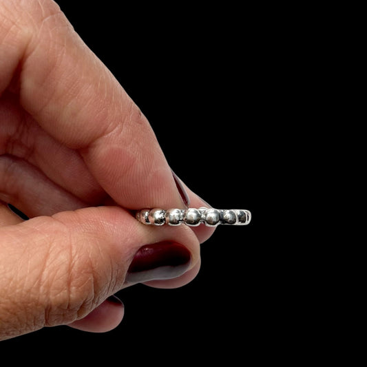 Anillo Basic Pelotitas - Talla 5, 6, 10 y 13