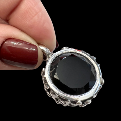 NEW! Colgante Foco de Luz Copito (Onix negro)
