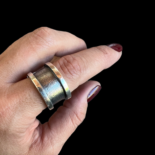 Anillo Yanfi Liso Grande Talla 20