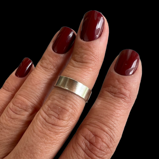 Anillo Basic Ancho Talla 7 , 12 y 15